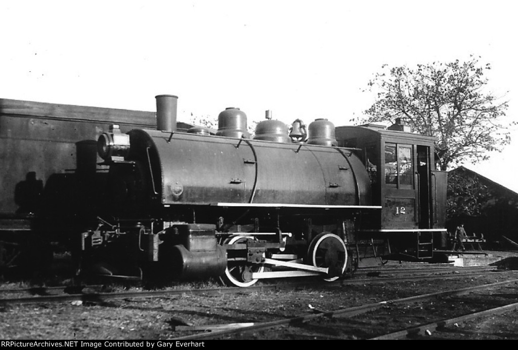 CSPW 0-4-0T #12 - Chattanooga Sewer Pipe Works Co